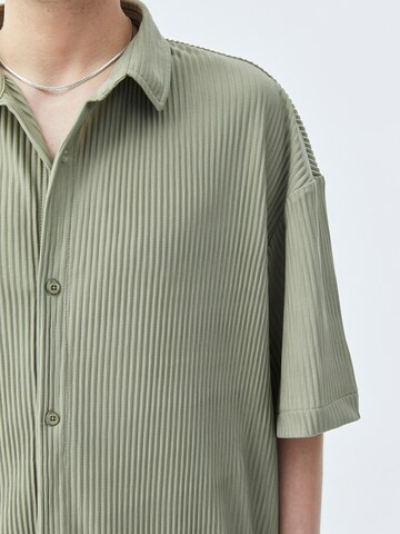 Comfort fit Camicia 'Manche' di VAMOS CLO in verde
