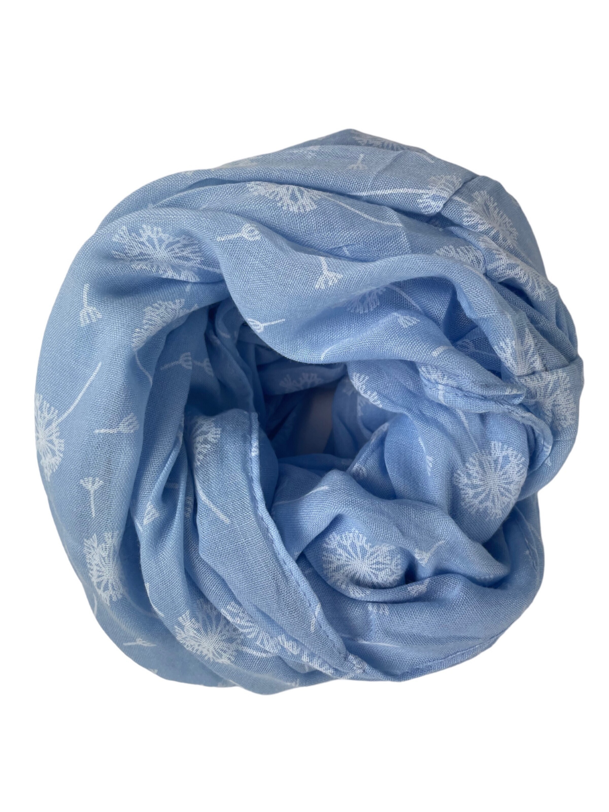 Écharpe tube 'Löwenzahn' Kumixi en bleu : devant