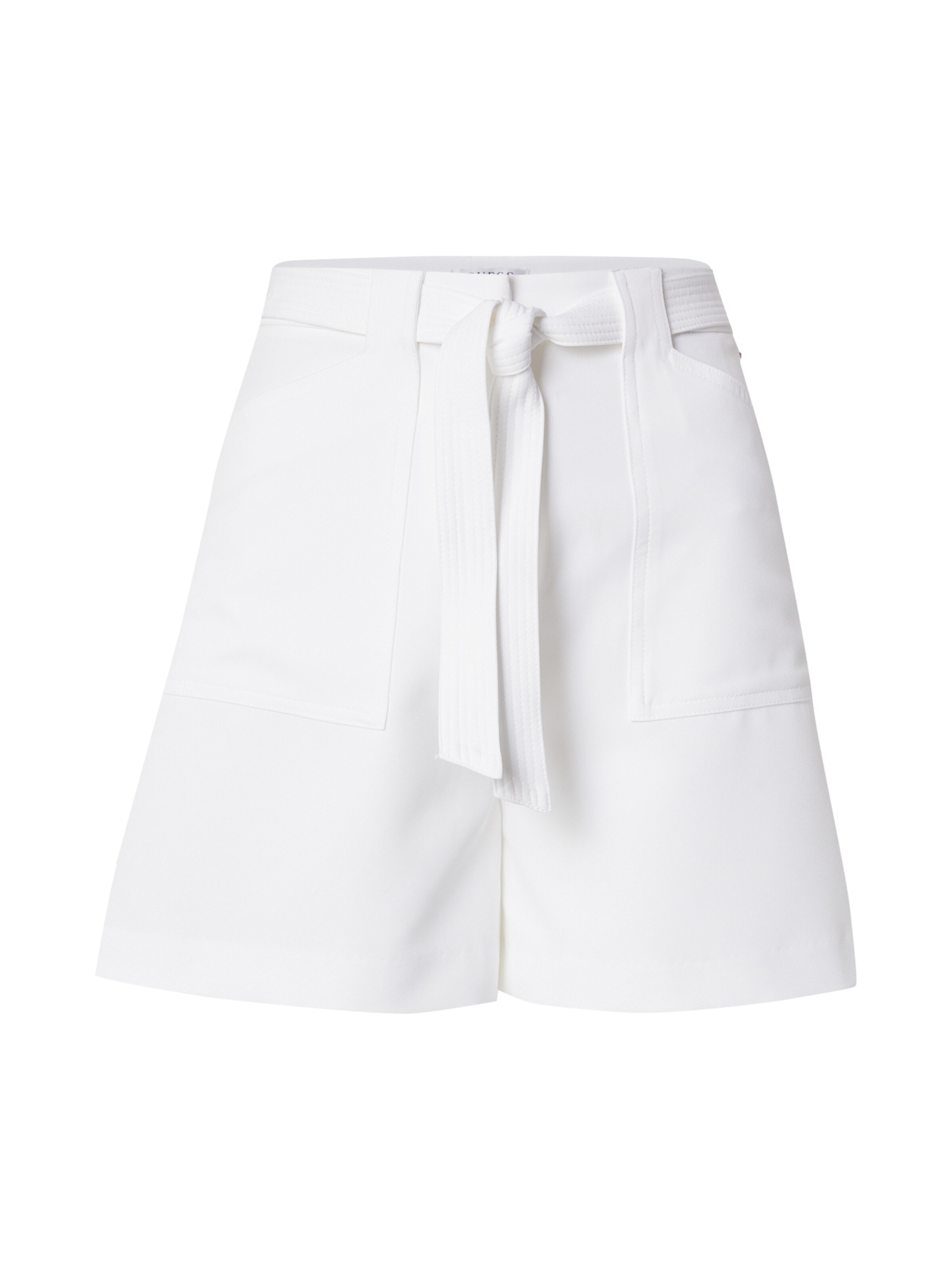Loosefit Pantalon 'New Valentina' GUESS en blanc : devant