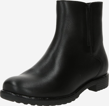 Bottines 'Bronco' ARA en noir : devant