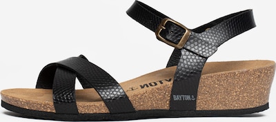 Bayton Sandale 'CANBERRA' in schwarz, Produktansicht