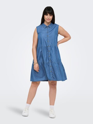 ONLY Carmakoma Shirt dress 'CARBea' in Blue