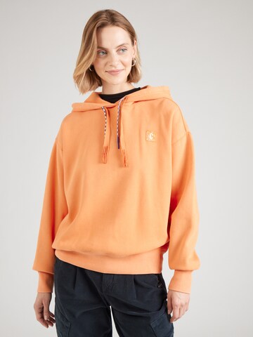 Felpa di Champion Authentic Athletic Apparel in arancione: frontale
