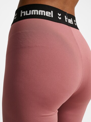 Hummel Skinny Sportbroek 'Pulse' in Lila