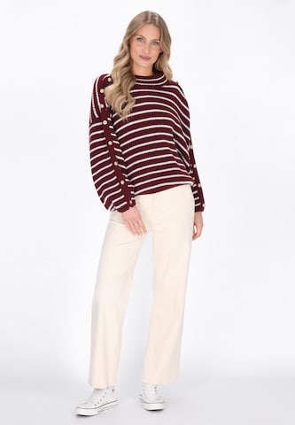 DreiMaster Maritim Sweater 'Maritim' in Red