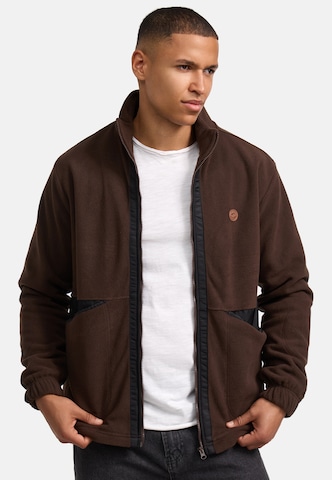 INDICODE JEANS Between-season jacket in Brown: front