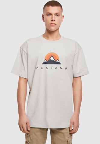 Merchcode Shirt 'Montana' in Grey: front