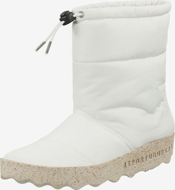 Asportuguesas Snowboots in Wit: voorkant