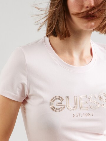 GUESS - Camiseta en rosa