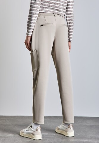 STREET ONE Slim fit Cargo Pants in Beige