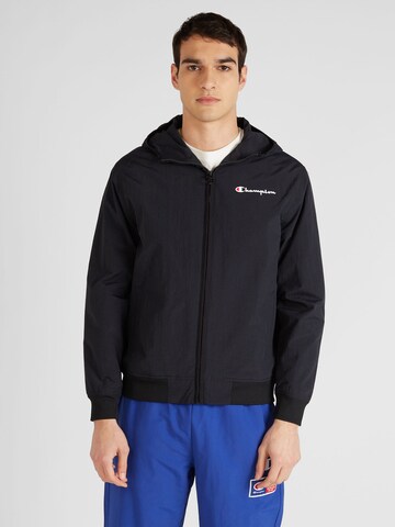 Veste mi-saison Champion Authentic Athletic Apparel en noir : devant