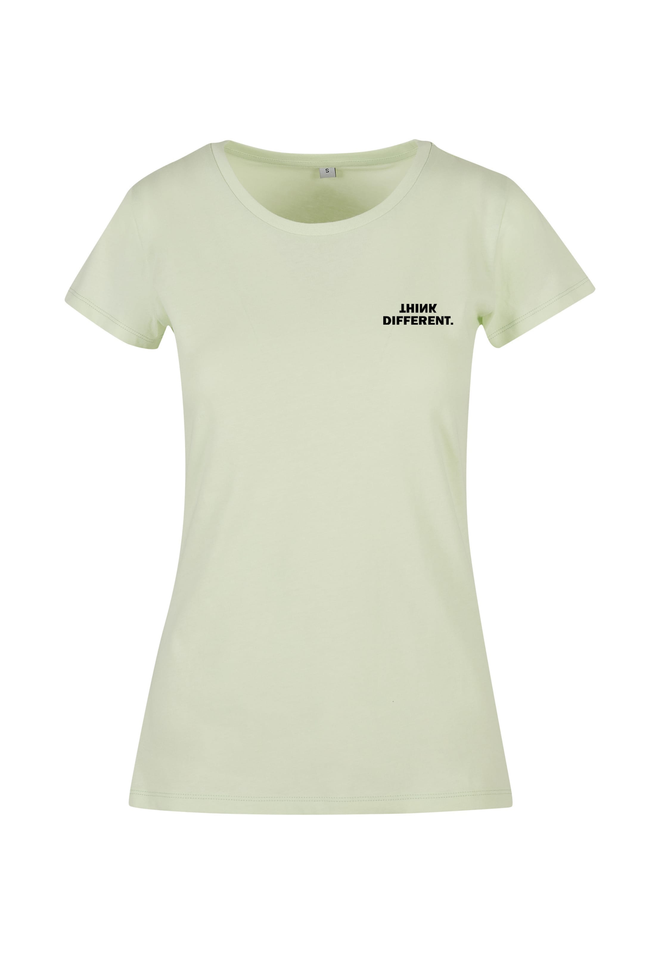 Urban Classics T-Shirt 'Think Basic' in Grün: Vorderseite