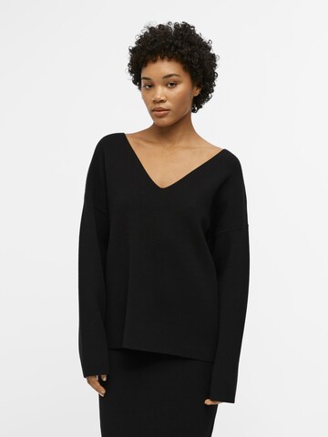 Pull-over 'Reynard' OBJECT en noir : devant