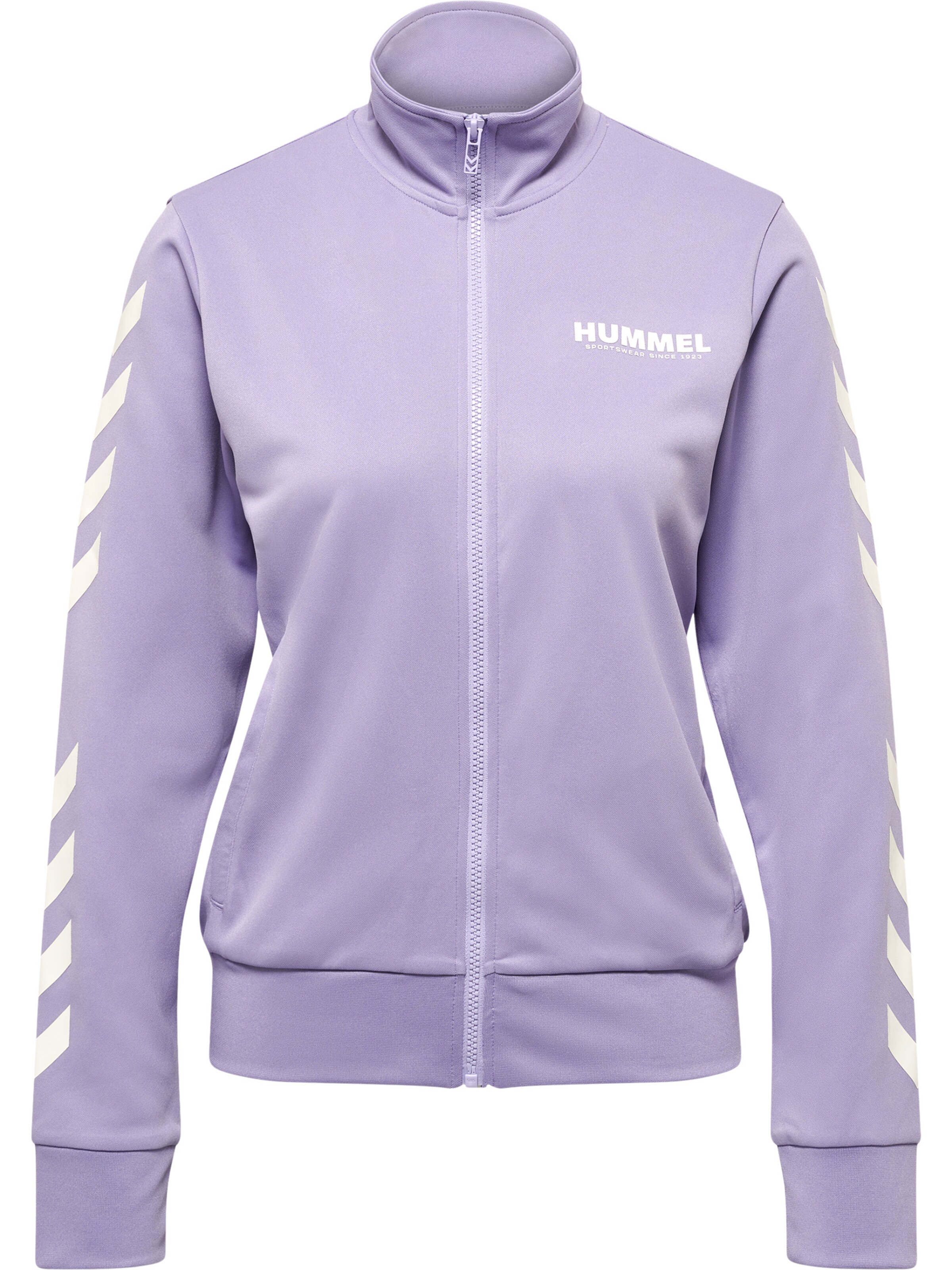 Hummel Sportssweatjakke 'Legacy Poly' i lilla: forside