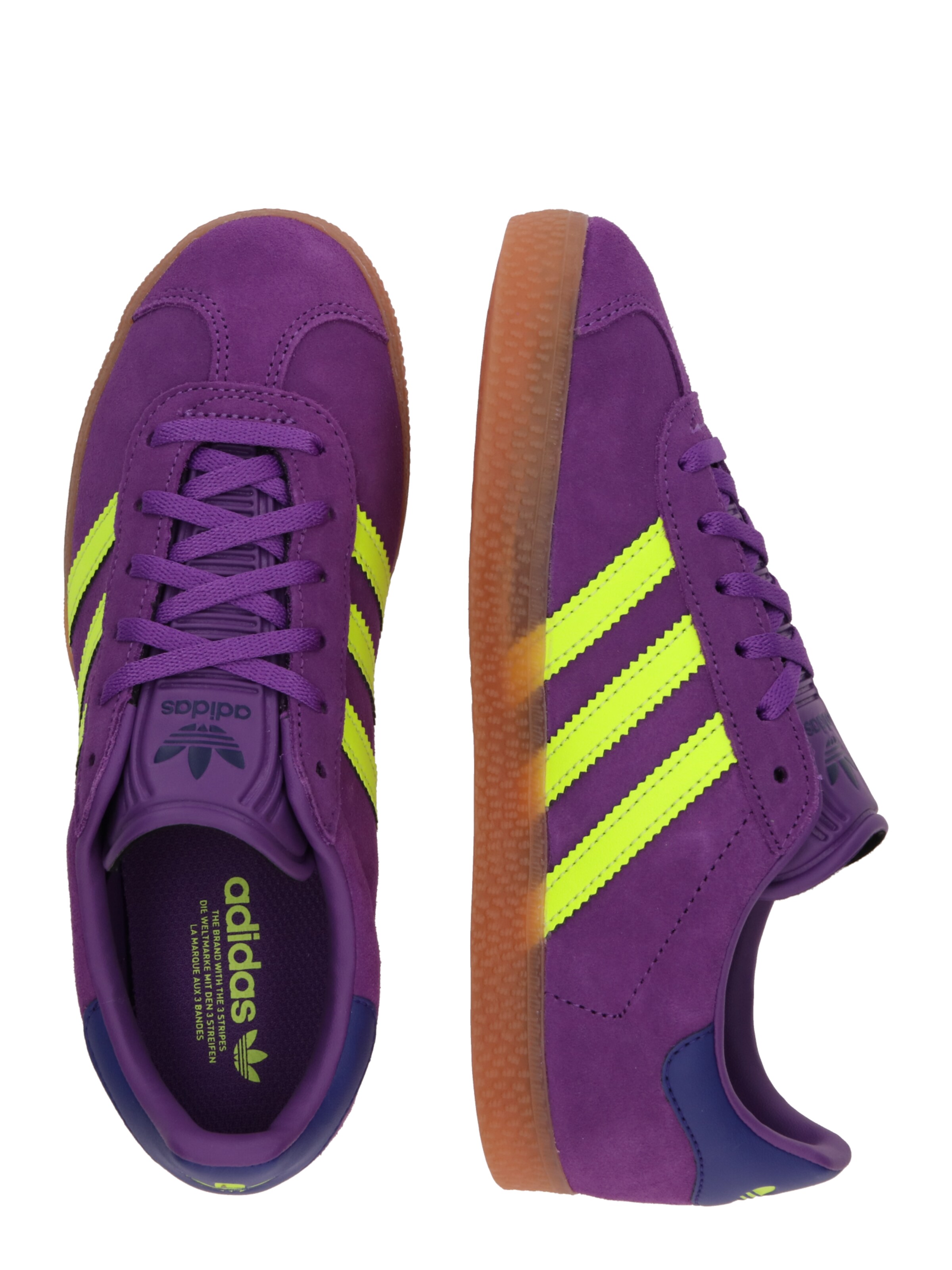 purpurinė ADIDAS ORIGINALS Sportbačiai 'Gazelle'