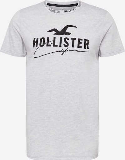 HOLLISTER T-Shirt in graumeliert / schwarz, Produktansicht