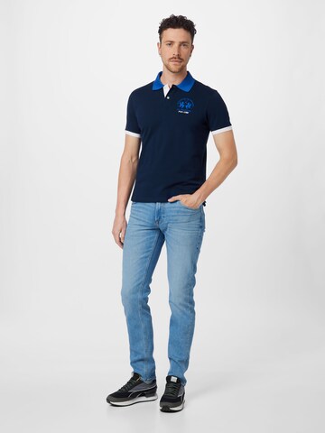 La Martina Poloshirt in Blau