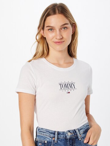 Tommy Jeans Tričko – bílá: přední strana