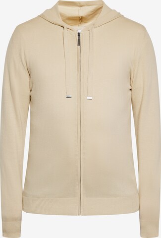 MO Gebreid vest in Beige: voorkant