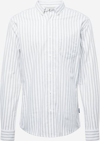 Coupe regular Chemise 'ALVARO' Only & Sons en blanc : devant