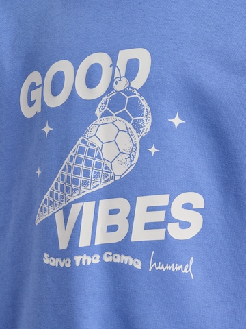 Hummel Sweatshirt in Blauw