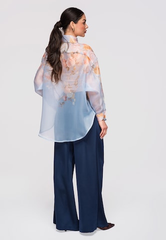 Ombre Bluse 'SH-E0028' in Blau