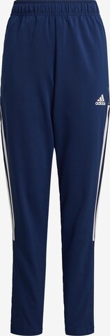 ADIDAS PERFORMANCE Tapered Sportbroek 'Tiro 21 ' in Blauw: voorkant