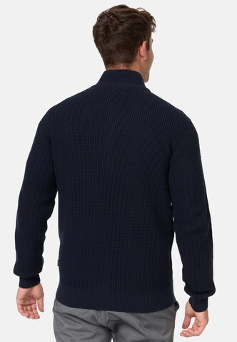 INDICODE JEANS Knit Cardigan in Blue