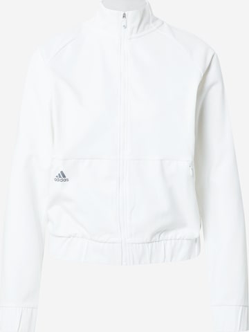 adidas Golf Athletic Jacket in White: front