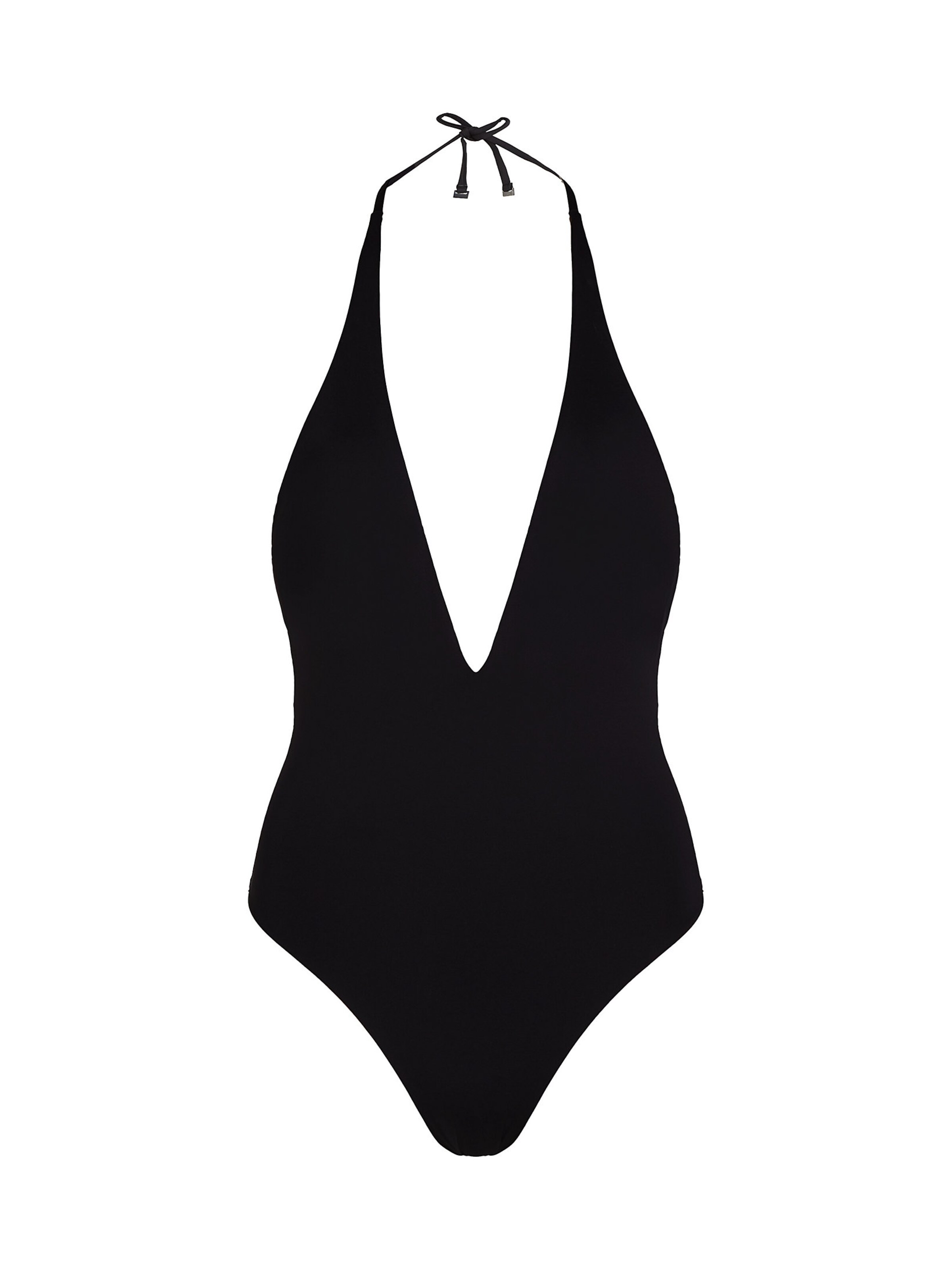 Calvin Klein Swimwear Badpak 'Essentials' in Zwart: voorkant