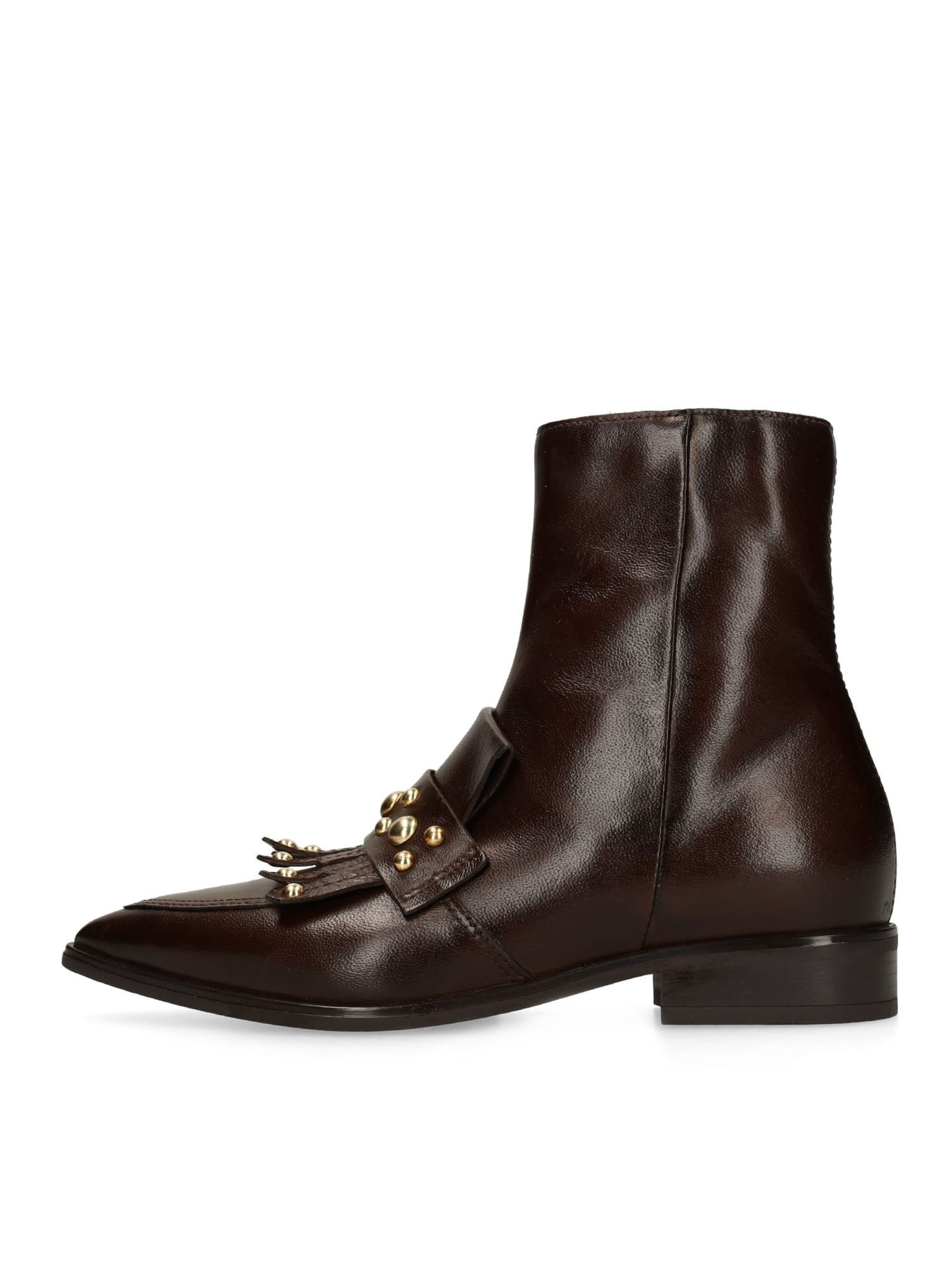 MANFIELD Stiefelette in Braun
