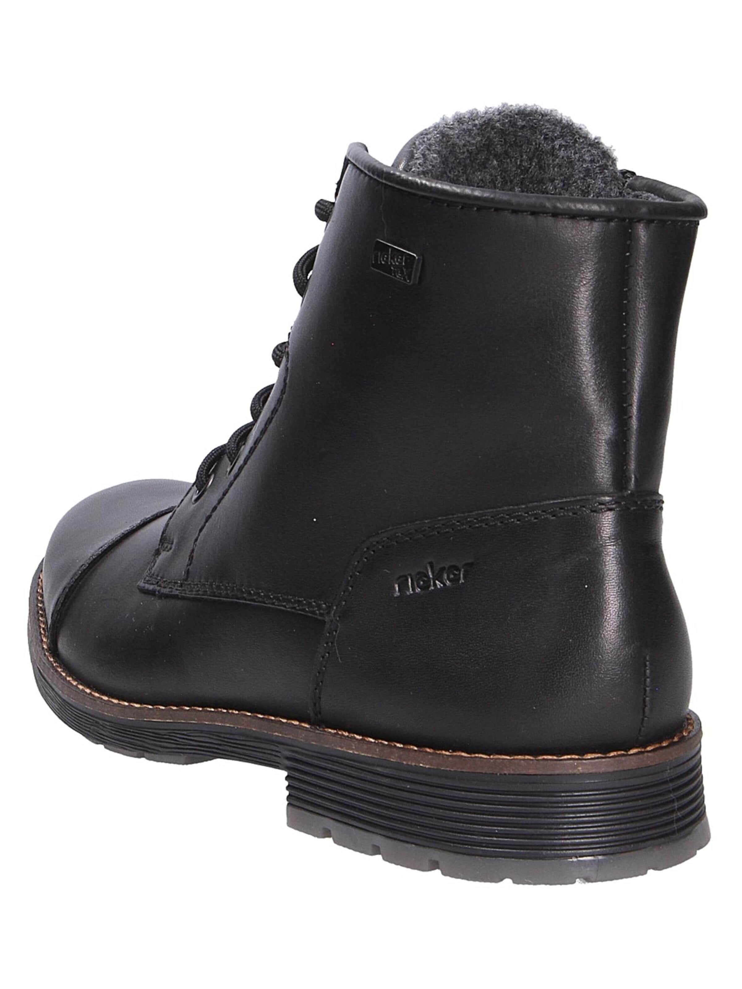 Rieker - Botas com atacadores em preto
