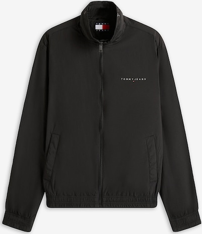 Tommy Jeans Prijelazna jakna 'Essential' u siva / crna, Pregled proizvoda
