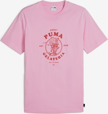 PUMA Shirt 'Gelateria' in Roze: voorkant