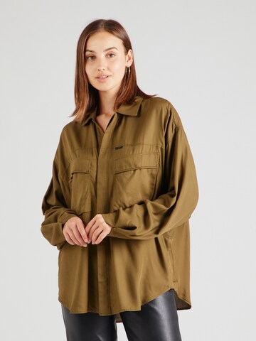 G-Star RAW Blouse in Groen: voorkant