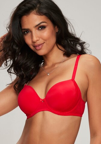 LASCANA T-shirt Bra in Red