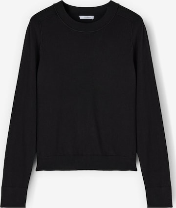 Pull-over MOTIVI en noir : devant