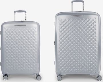 Ensemble de bagages 'Queens' Gabol en argent : devant