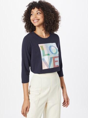 s.Oliver Shirt in Blauw: voorkant