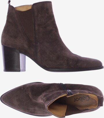 GABOR Dress Boots in 38,5 in Brown: front