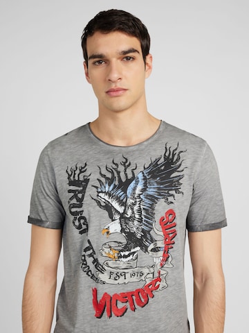 Key Largo - Camiseta 'PROCESS' en gris