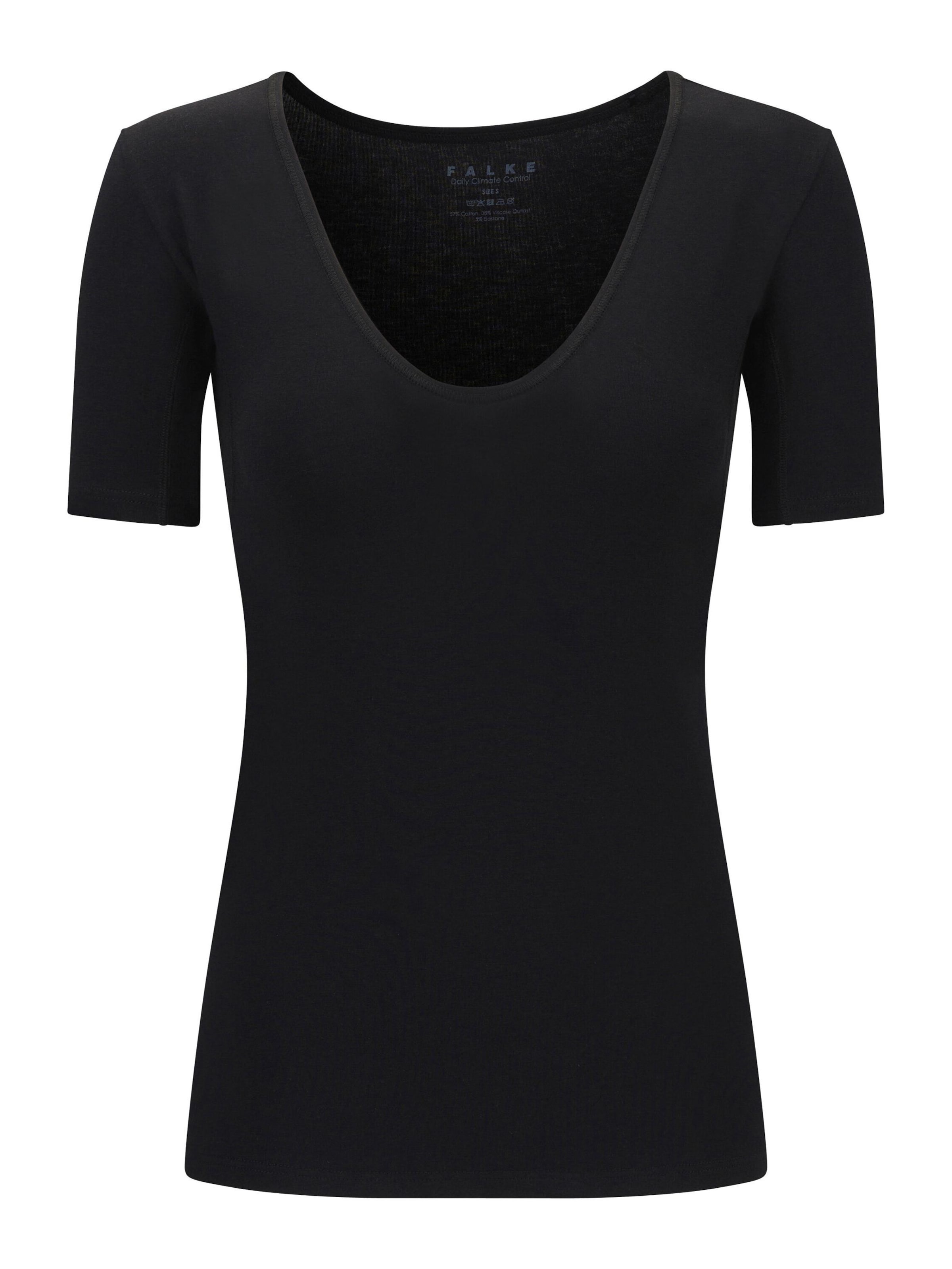 FALKE Undershirt in Black