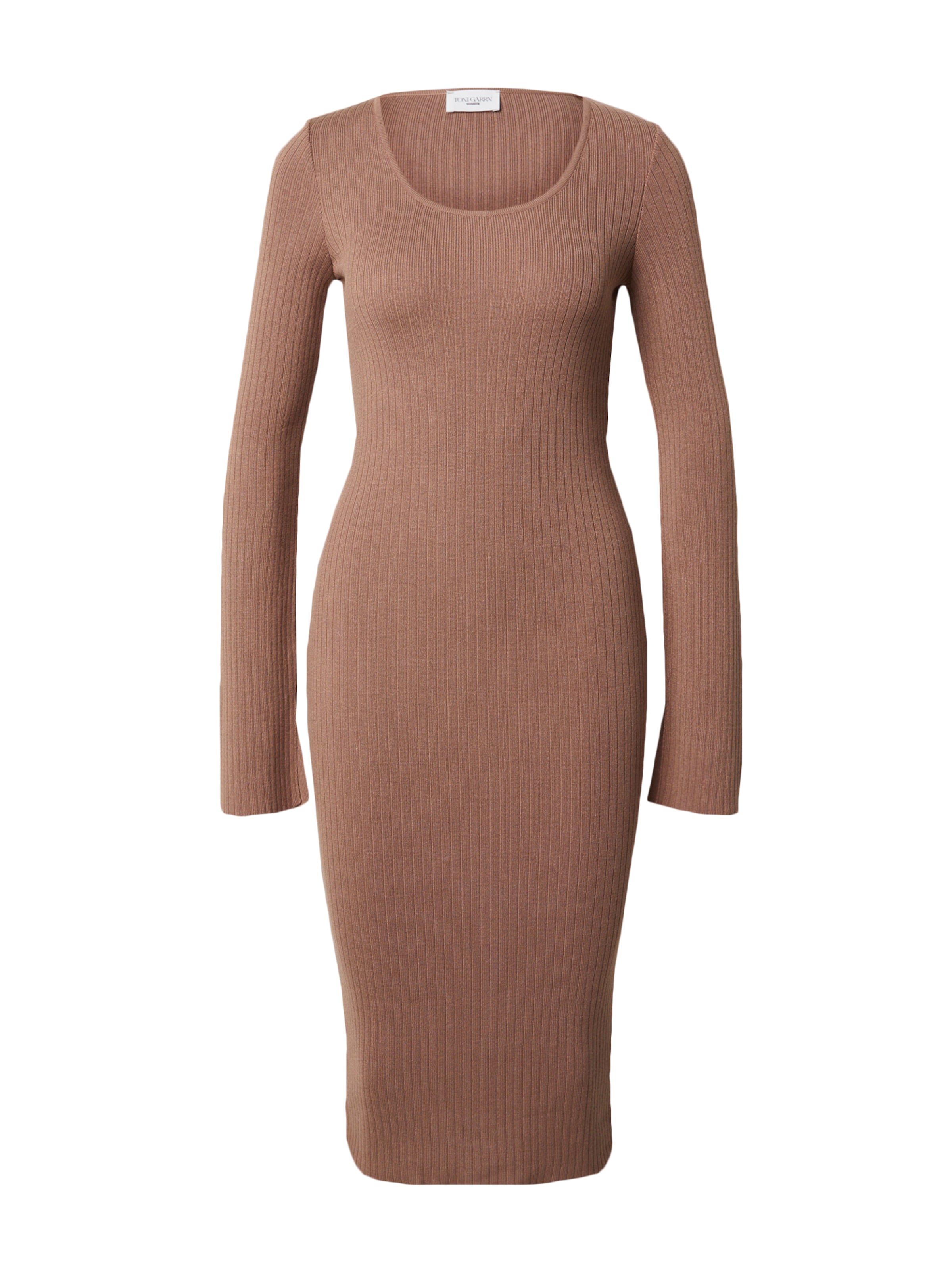 ABOUT YOU x Toni Garrn Robes en maille &#x27;Hailey&#x27; en taupe, Vue avec produit