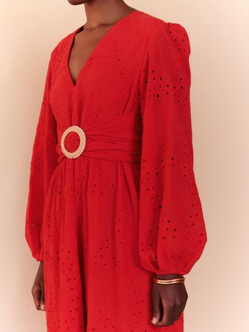 OUR BRAND Sommerkleid 'Marcela' in Rot