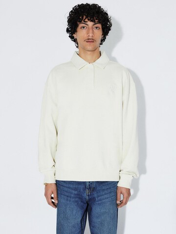 Dr. Denim Sweatshirt 'Brady Collar' in Beige