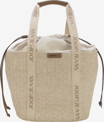 JOOP! Jeans Schultertasche in Beige: Vorderseite