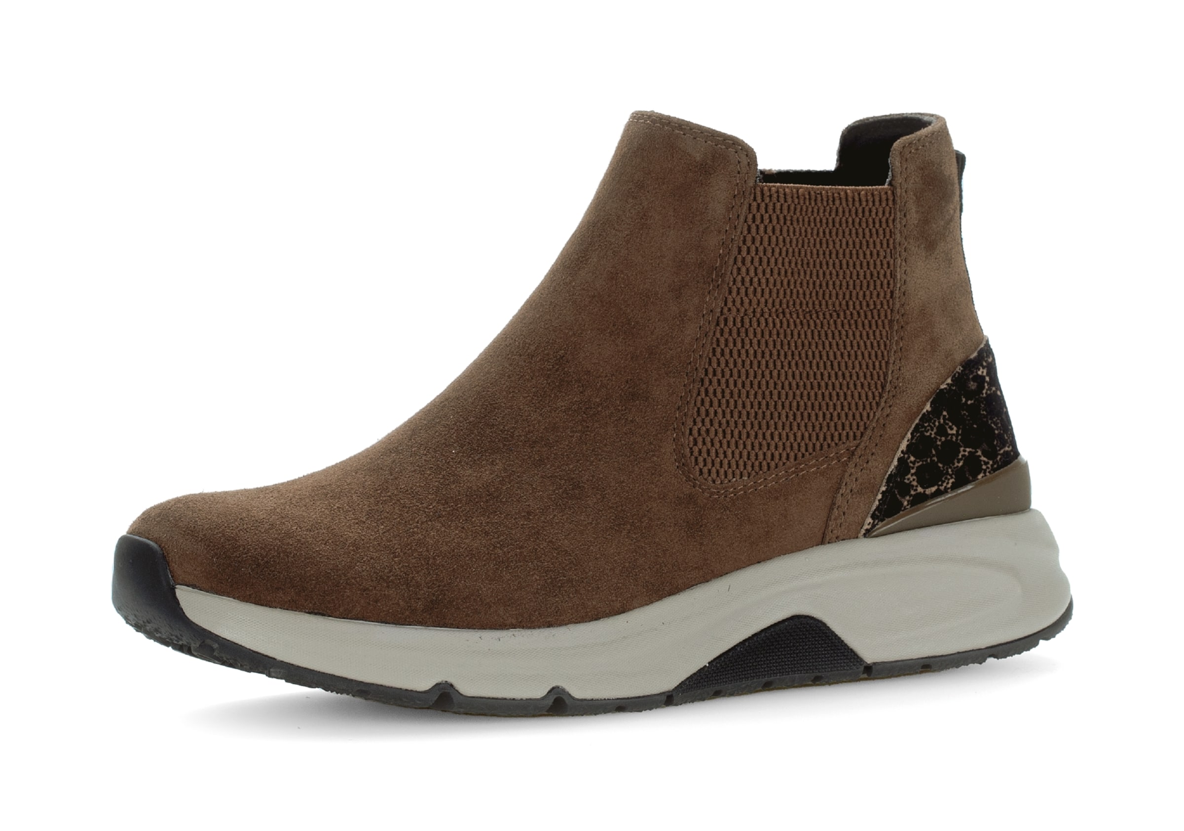 Gabor Rollingsoft Chelsea Boots in Brown: front