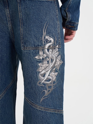 Ed Hardy Loosefit Jeans in Blau