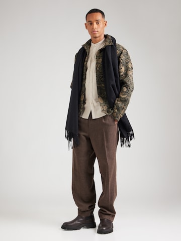 Lindbergh Slim Fit Риза в бежово