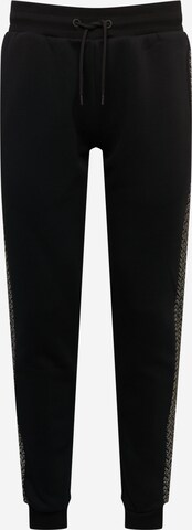 River Island - Tapered Pantalón en negro: frente